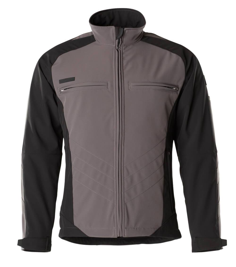 MASCOT® UNIQUE 12002-149-88809 Softshell Jacket | Anthracite/Black