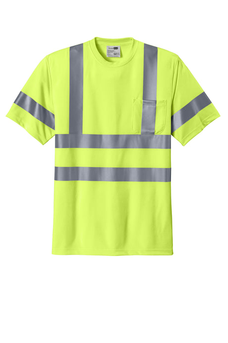CornerStone CS408 Class 3 Short Sleeve Snag-Resistant Reflective T-Shirt
