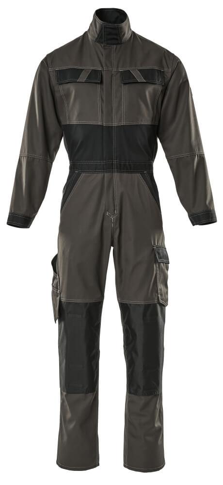 MASCOT® LIGHT 15719-330-1809 Coverall with Kneepad Pockets | Dark Anthracite/Black