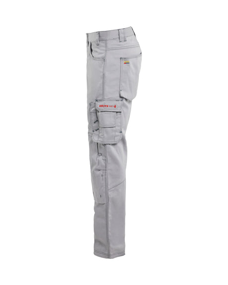 Side View of Blaklader 1676 Flame Resistant Work Pants in 10oz FR twill with NFPA 70E compliance.