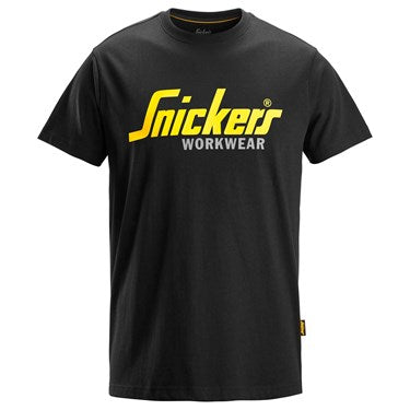 Snickers Workwear U2586 Classic Logo T-Shirt | Black