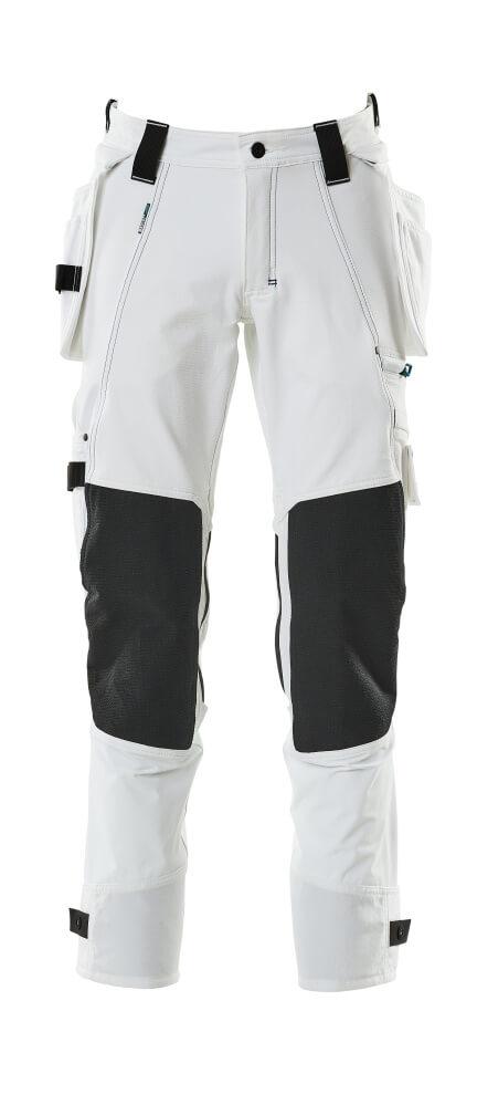 MASCOT® 17031-311-06 Pants with Removable Holster Pockets | White