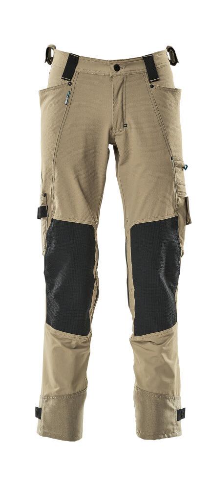 MASCOT® ADVANCED 17079-311-55 Pants with Kneepad Pockets - Light Khaki