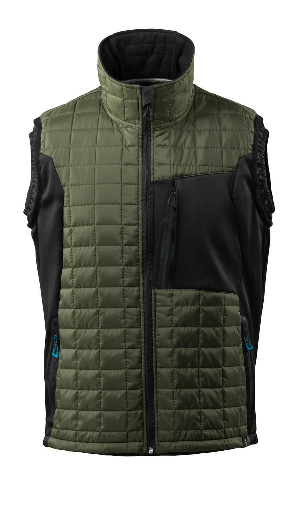 MASCOT® 17165-318-3309 Thermal Vest | Moss Green/Black