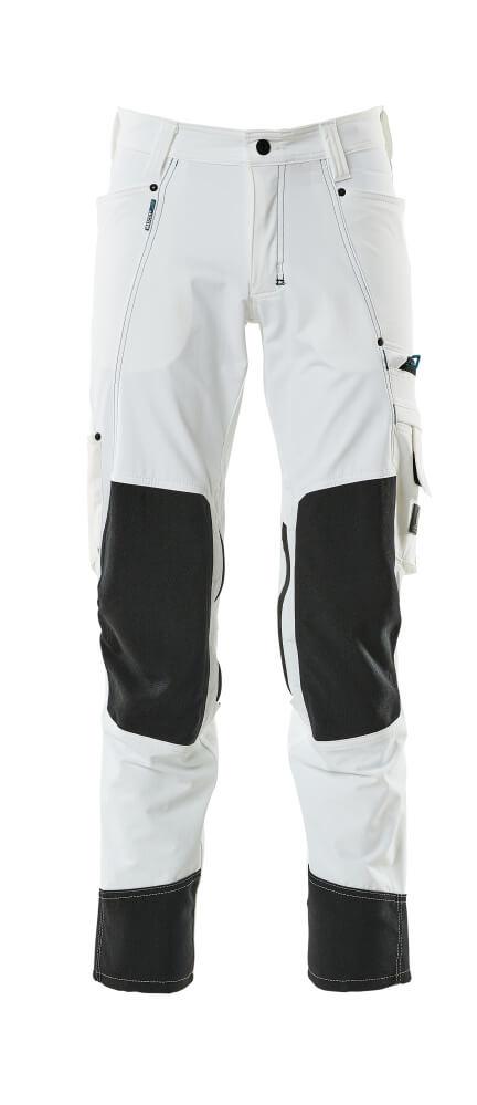 MASCOT® Advanced 17179-311-06 Pants with Kneepad Pockets | White