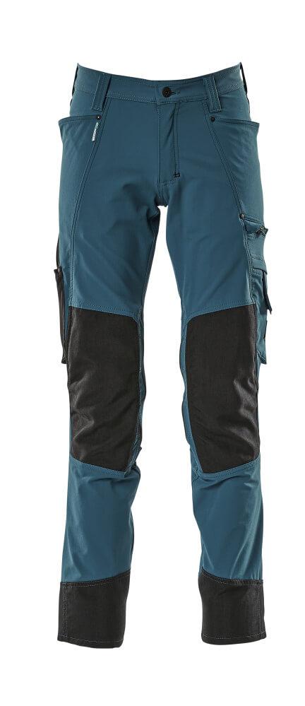 MASCOT® Advanced 17179-311-44 Pants with Kneepad Pockets | Dark Petroleum