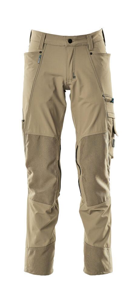 MASCOT® Advanced 17179-311-55 Pants with Kneepad Pockets | Light Khaki