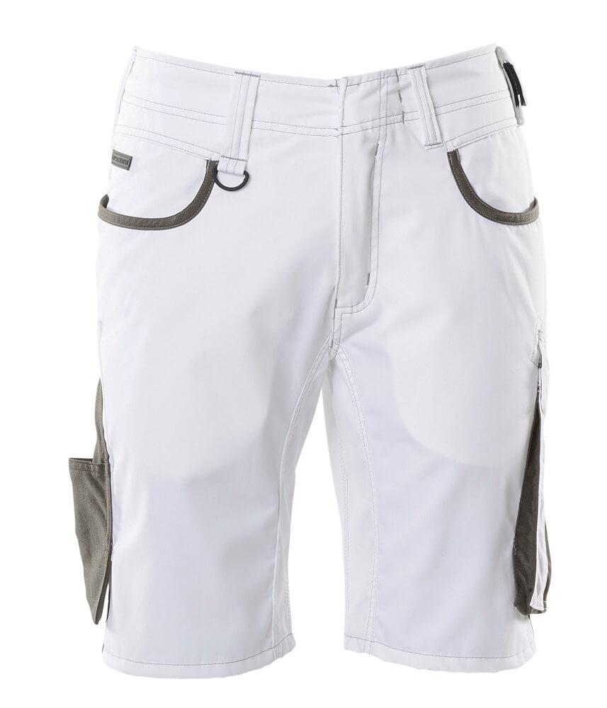 MASCOT® UNIQUE 18349-230-0618 Men's Shorts | White/Dark Anthracite