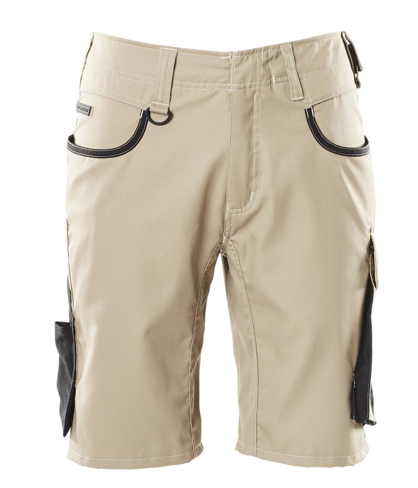 MASCOT® UNIQUE 18349-230-5509 Men's Shorts | Light Khaki/Black