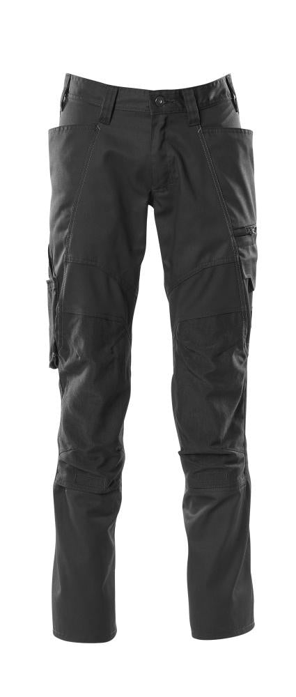MASCOT® 18579-442-09 Pants with Kneepad Pockets | Black