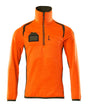 Mascot 19303-316 half-zip fleece pullover in a two-toned modern close fit design.