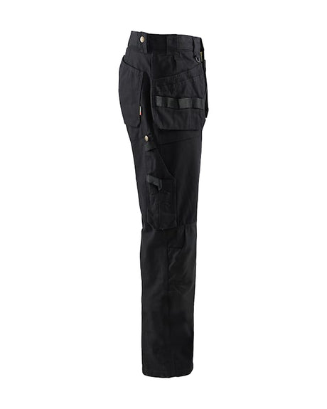 Blaklader 1630 Brawny Work Pants showing side hammer loop and tool pockets.
