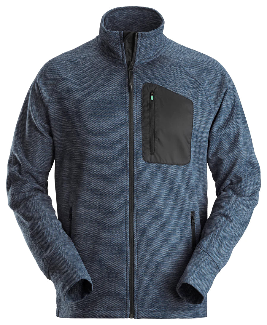 Snickers Workwear U8042 FlexiWork Fleece Jacket | Navy