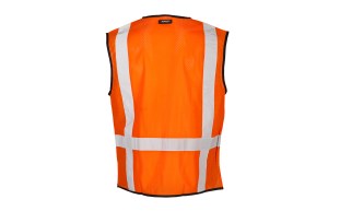 Kishigo 1529 Black Bottom Mesh Safety Vest | Orange