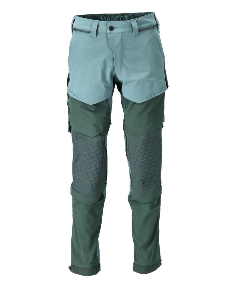 MASCOT® 22279-605-3534 Pants with Kneepad Pockets | Light Forest Green/Forest Green