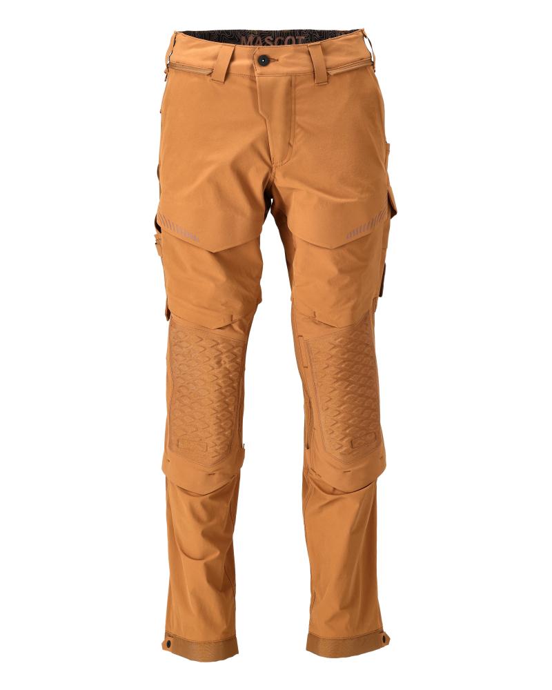 MASCOT® 22279-605-54 Pants with Kneepad Pockets | Nut Brown