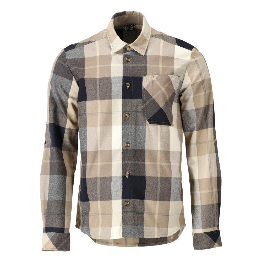 Mascot Customized 22904-446 Flannel Shirt Checked Classic Long Sleeve