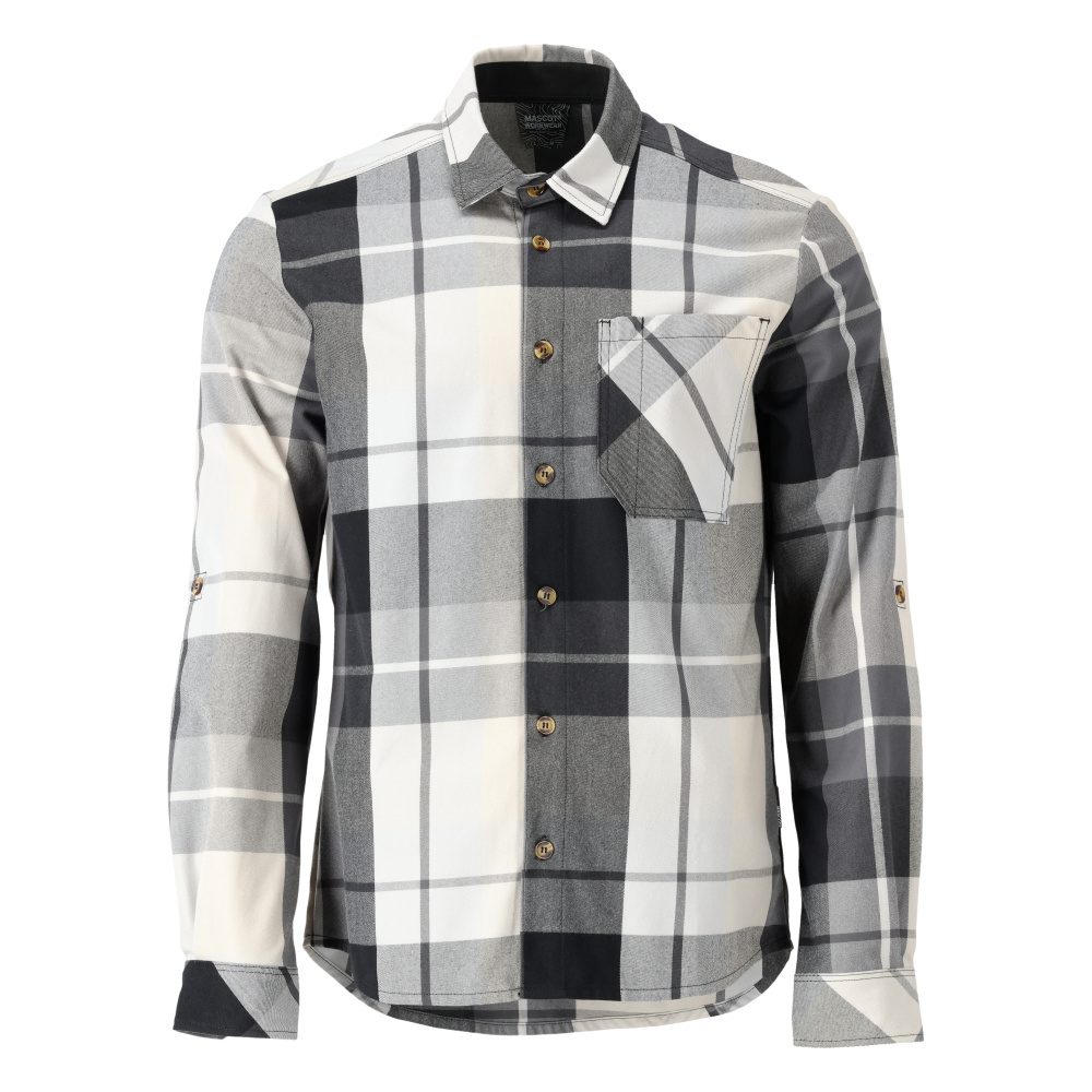 Mascot Customized 22904-446 Flannel Shirt Checked Classic Long Sleeve