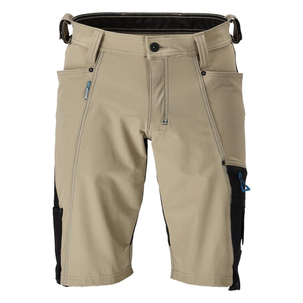 MASCOT® ADVANCED 23149-311-5509 Shorts | Light Khaki/Black