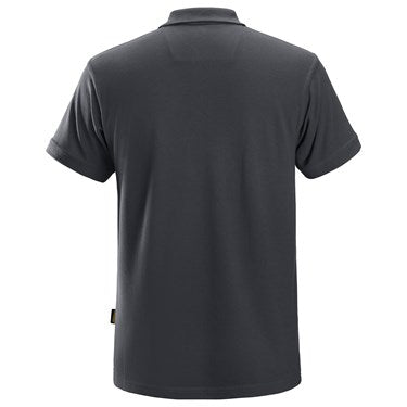 Rear view of Snickers U2708 polo showing the regular professional fit