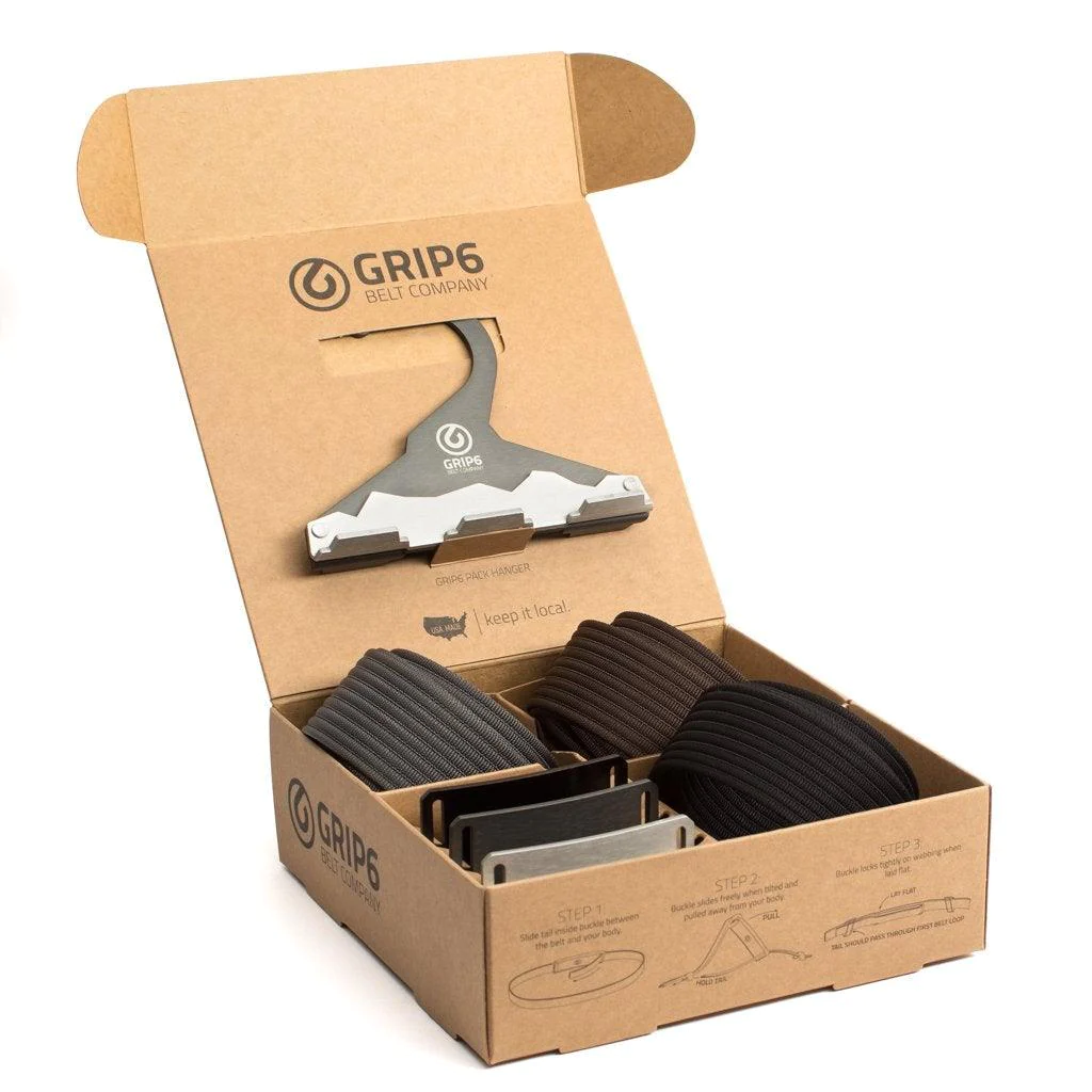 Grip6 Classic Belt Combo Pack