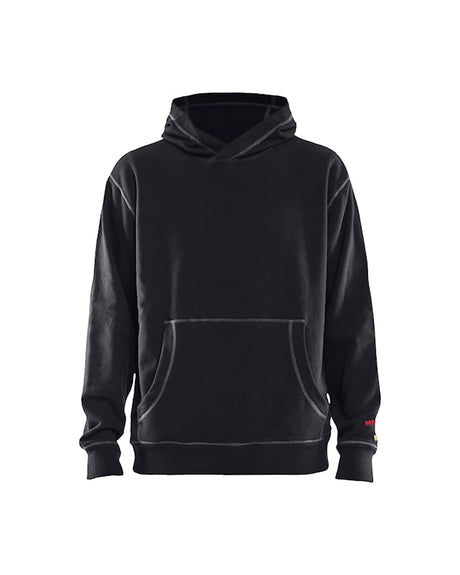 Black hoodie on a white background