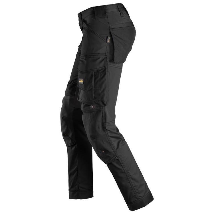 Snickers Workwear 6341 AllroundWork Stretch Trousers | Black