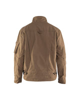 Brown jacket on a white background