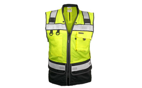 Kishigo 1820 Tool Tethering Safety Vest | Lime/Black