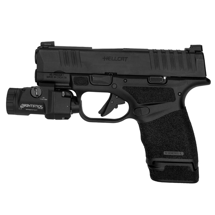 Nightstick Subcompact Handgun Light, Short/Narrow Rail models | 1 CR123 | Black