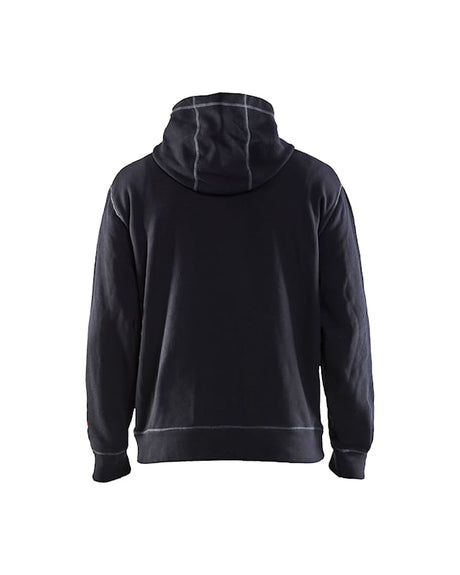Black hoodie on a white background