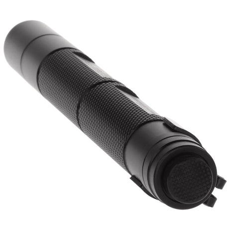 NightStick MTU-106 Mini-Tac UV Light showing the slim aircraft-grade aluminum body and removable pocket clip.