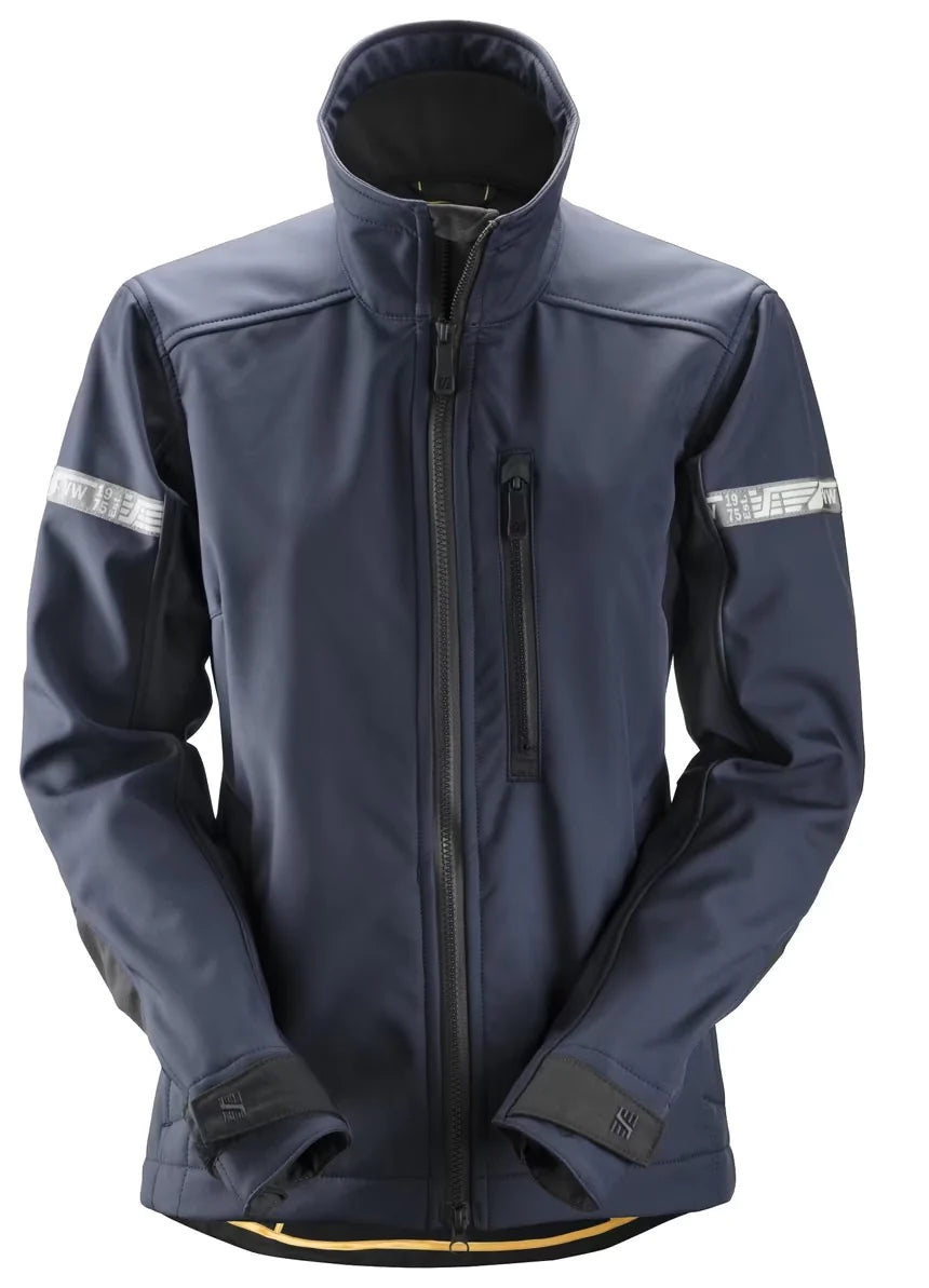 Snickers Workwear 1207 AllroundWork Women's Softshell Jacket - Black/Black