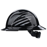 LIFT Safety DAX Patriot Full Brim Hard Hat with a fiber reinforced resin shell in a matte finish