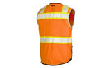 Kishigo 1516 Black Bottom Safety Vest | Orange