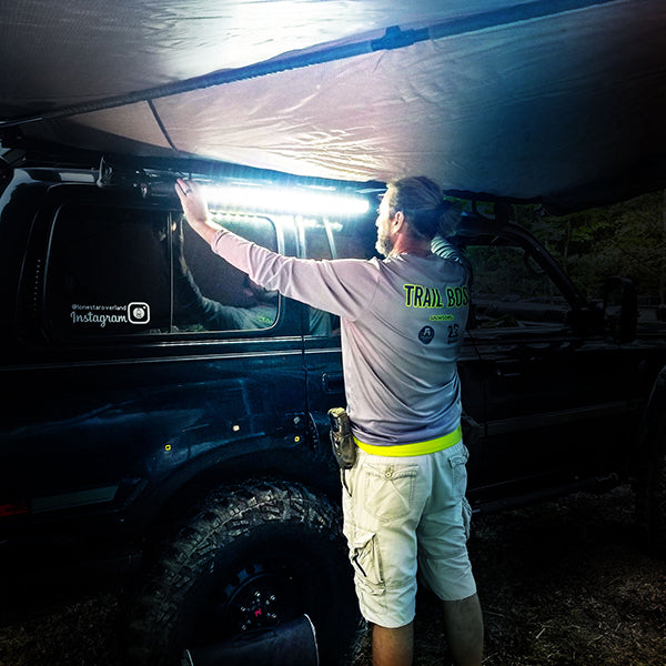 Nightstick Underhood Work Light w/Magnets/Hooks/Expandable Bracket | Li-Ion | Black