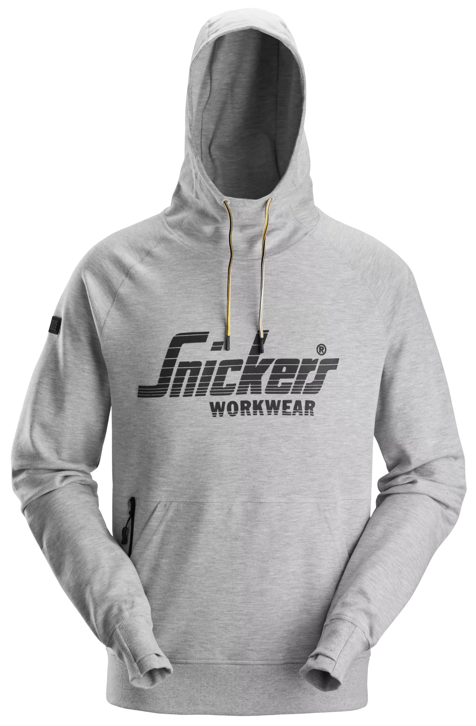 Snickers Workwear U2894 Classic Logo Hoodie | Grey