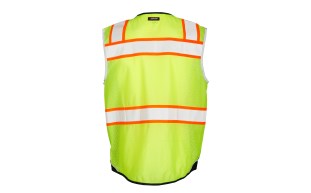 Kishigo 1515 Black Bottom Safety Vest | Yellow
