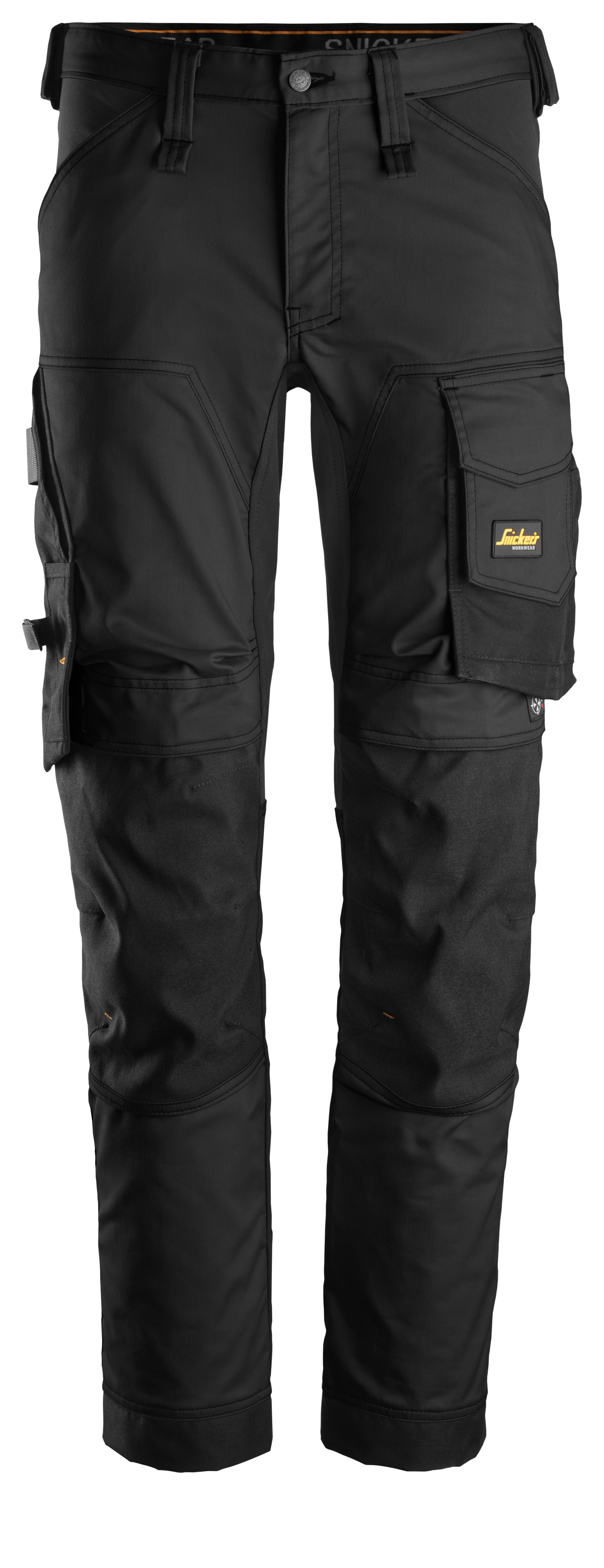 Snickers U6341 AllroundWork Pants | Stretch Panels | Knee Pockets | Black