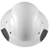 LIFT Safety DAX Carbon Fiber Full Brim Hard Hat featuring a hand-laid reinforced resin shell