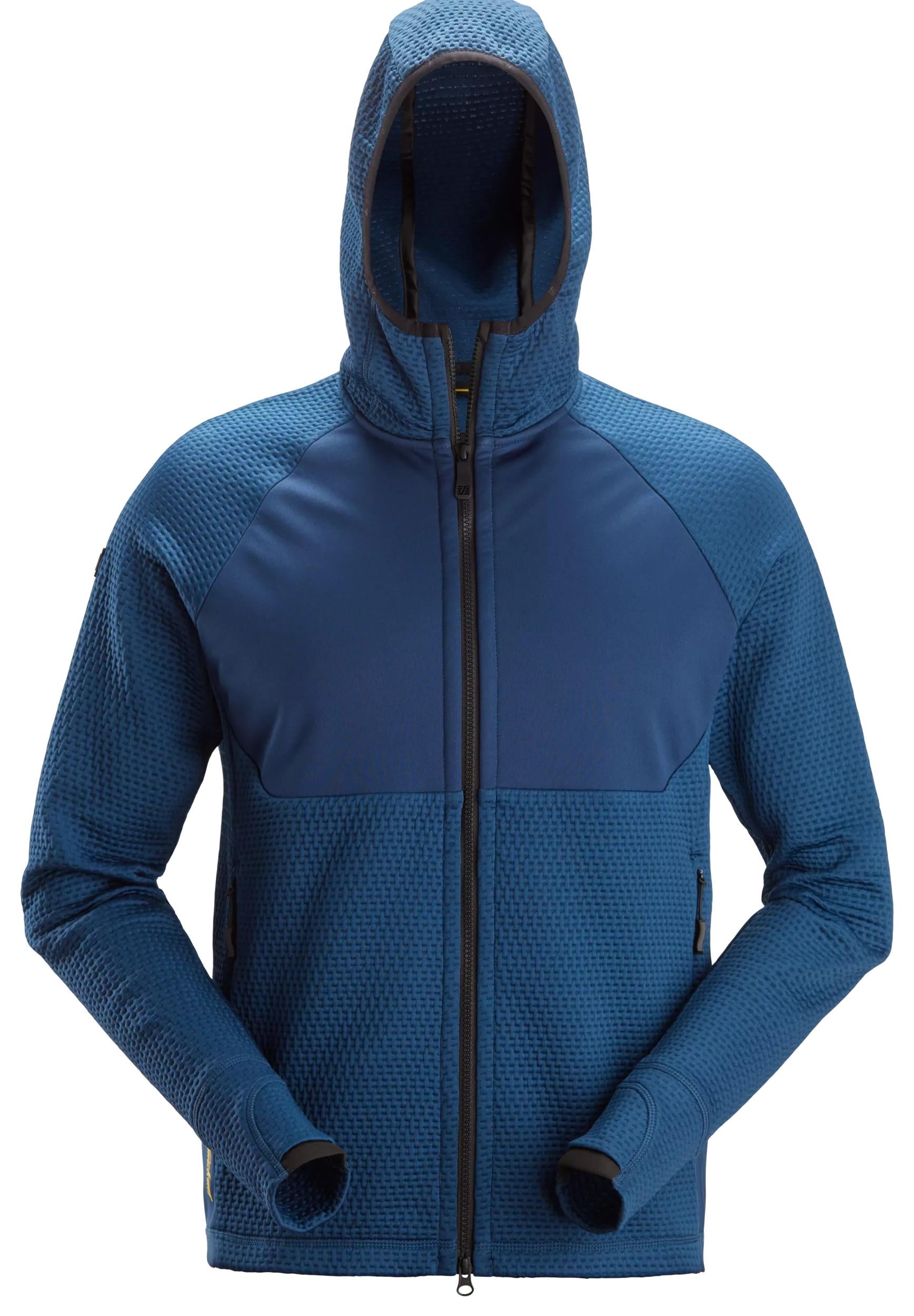 Snickers Workwear U8405 FlexiWork Full-Zip Mid-Layer Hoodie | Deep Blue