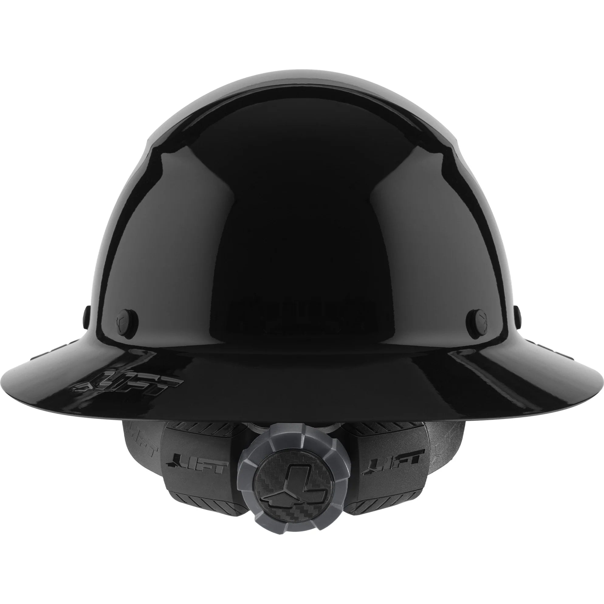 Lift Safety DAX Fifty 50 Fiber Resin Full Brim Hard Hat | White/Black