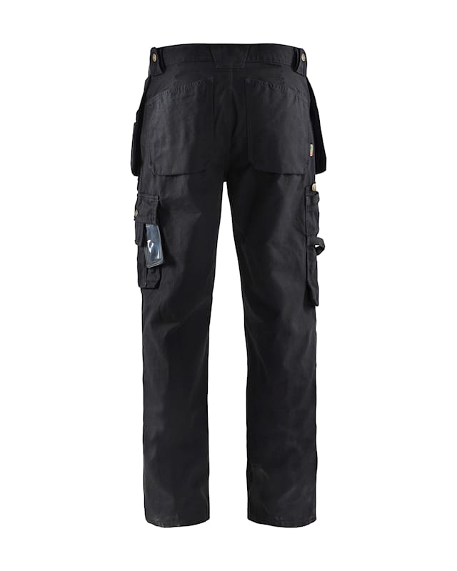 Front view of Blaklader 1630 Brawny Work Pants in heavy-duty cotton canvas.