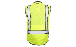 Kishigo 1820 Tool Tethering Safety Vest | Lime/Black