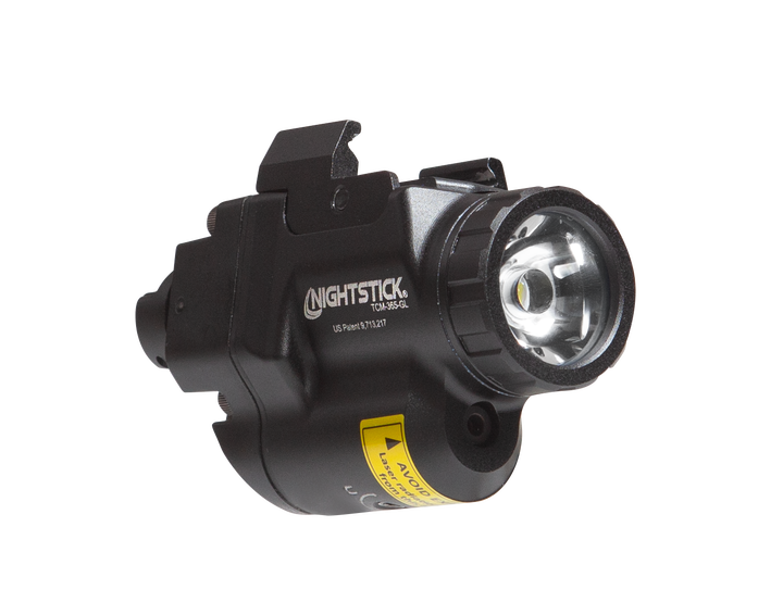 Nightstick Subcompact Handgun Light w/Green Laser | Sig Sauer® P365 models | 1 CR123 | Black
