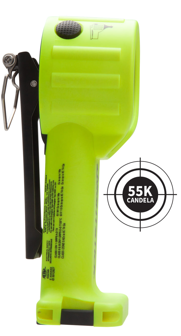 Nightstick INTRANT® DUO Turbo Intrinsically Safe Dual-Light Angle Light | 3 AA Green