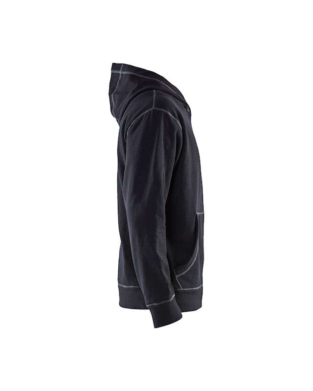 Black hoodie on a white background