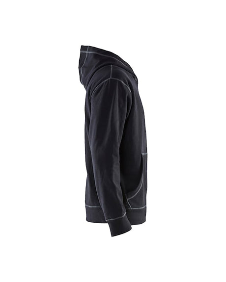Black hoodie on a white background
