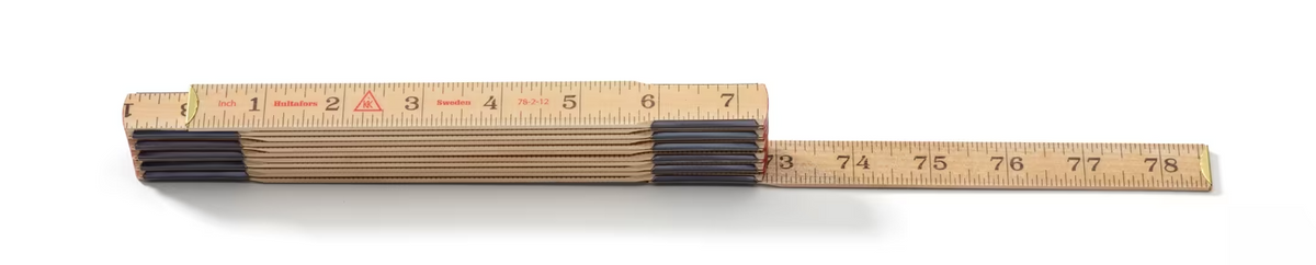 Birch Slotted Ruler Hultafors 78