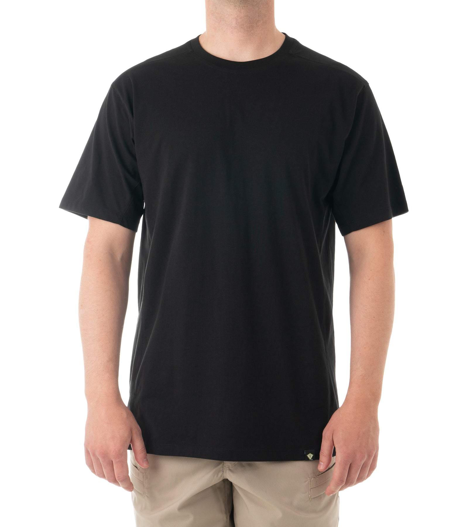 First Tactical 112501 Men's Tactix Cotton S/S Tee | Black